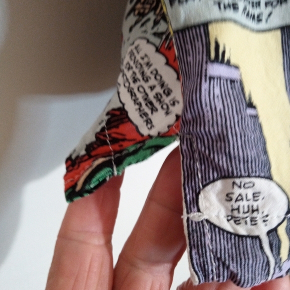 Marvel Spiderman Comic Strip short sleeve button down shirt Men's size XL - Picture 11 of 13